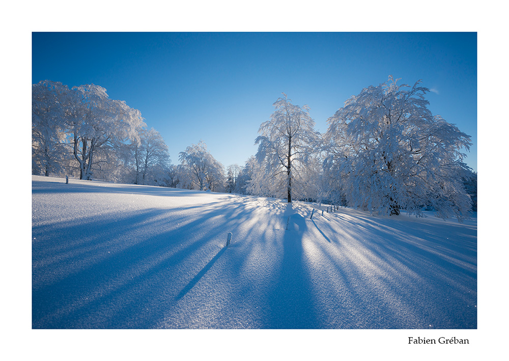 photographie de paysage hivernal sur les sommets du Haut-Doubs